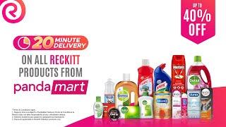 Get Reckitt's product in Just 20 mins via Pandamart