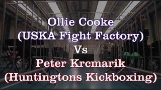 Ollie Cooke (USKA) Vs Peter Krcmarik (Huntington's Kickboxing) - TMA Rising Stars 2