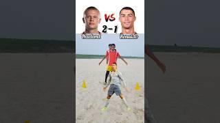 Ronaldo vs Haaland fans  #shorts #football #ronaldo #haaland #youtube #fans #trending #viral #yt