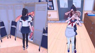 Eliminating and Disposing of Osana and Amai Before Monday 8:30 A.M. | Yandere Simulator Challenge