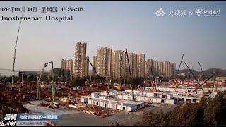 Wuhan Races against Time Building Hospitals for Novel Coronavirus Treatment