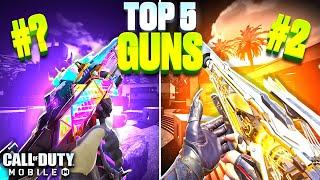 TOP 5 BEST GUNS of Season 10 in Call of Duty Mobile