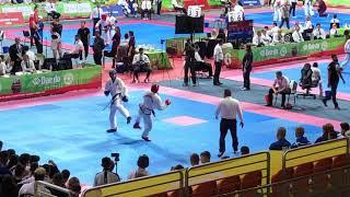 2019ITFtaekwondo world C 71kg final ex R Ibragimov Siyovush(Tajikistan)vsGkaltsidis Pavlos(Greece)