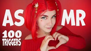 ASMR 2 HOUR ️ 100 RED TRIGGERS for Sleep and Tingles  АСМР 100 ТРИГГЕРОВ для твоего сна 