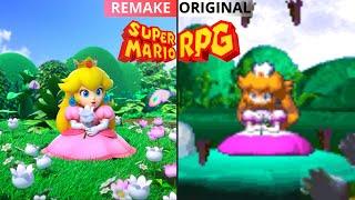 Super Mario RPG Remake 2023 vs Original 1996 Graphics Comparison