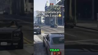 5 stars in under 5 seconds #gta #funny #shorts