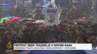 Hiljade Beograđana traže odgovornost za tragediju u Novom Sadu