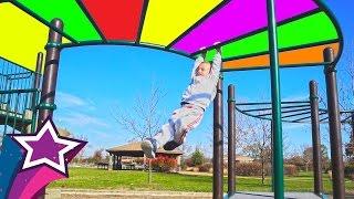 Fun Super AMAZING Playground in America Max Cute Boy Playing at Kids Playground For The First Time