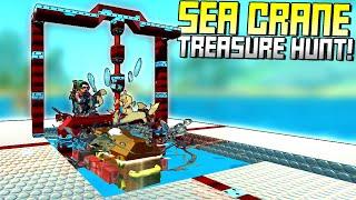 We Built Water Cranes to Haul Sunken Treasure! - Scrap Mechanic Multiplayer Monday