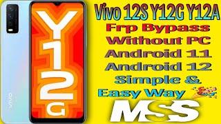 Vivo Y12S Frp Bypass Android 11| Vivo Y12A Frp Bypass Android 11| Vivo Y12G Frp Bypass Android 11|