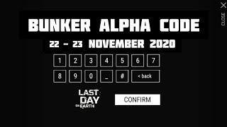 BUNKER ALFA CODE 22 - 23 NOVEMBER 2020