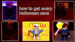 how to get every halloween sans (sans au tycoon)