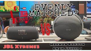 Bass test - JBL Xtreme3 vs Harman Kardon Onyx Studio 7