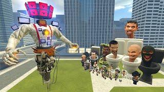 NEW ULTIMATE TV MAN MECHA BOSS VS ALL SKIBIDI TOILET BOSSES In Garry's Mod!