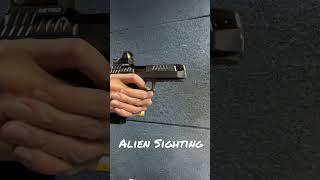 Alien Sighting at the Range!!  Alien Retro 9mm.