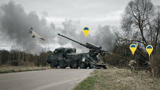 Russian Kamikaze Drones Attack Hidden Ukrainian Artillery in Zaporizhia region