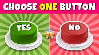 Choose One BUTTON...!  YES or NO Challenge 🟢 | Quiz Rainbow