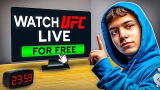 How to Watch UFC PPV Live for FREE  *EASY AND FAST*