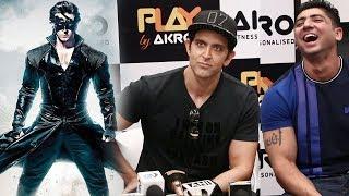 Hrithik Roshan's FUNNY Moments With Media Reporters Asking About Krrish 4