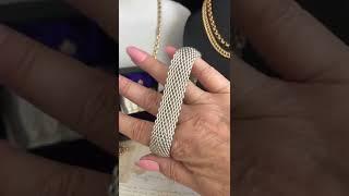 Tiffany & Co. Sterling Silver ‘Somerset’ Mesh Bracelet