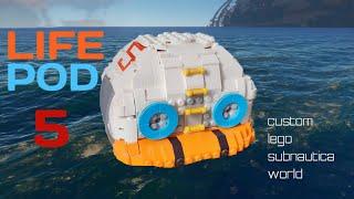 LIFEPOD 5 tutorial / Custom LEGO Subnautica World #1