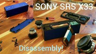 Sony SRS-X33 full Disassembly/Teardown Video!