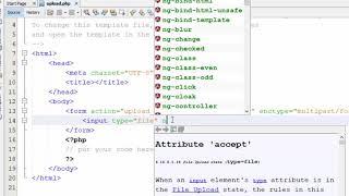 Upload Files using PHP