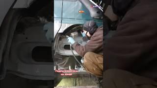 Грунтую лонжероны DELICA на 3UZ-FE.#mitsubishi #викторцой #welding #сварка #delica #автомобили #mms