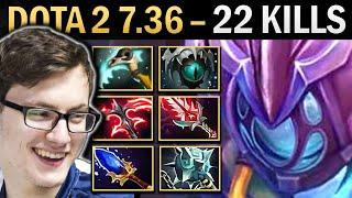 Arc Warden Gameplay Miracle with 22 Kills and Deso - Dota 2 7.36