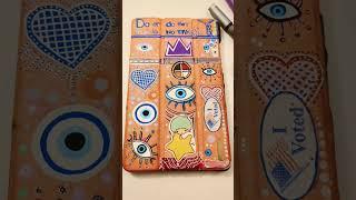 old case protector doodles #samo #basquiat #evileye #sanrio #twinstars #stickers #poscapen #arting