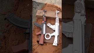 Metal Casting EP 705 | molding  | making AK-47 Gun toy molding | metal making | Experiment