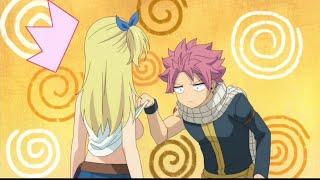 Natsu taking a Peek at Lucy's ****  ( NatsuLucy Funny Moments) #fairytail #anime