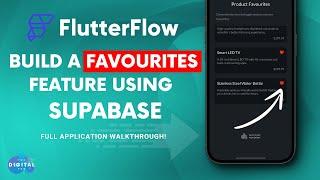 Build a #FlutterFlow Favourites Feature using #Supabase - Full Walkthrough