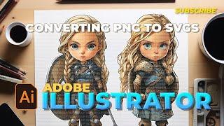 Converting PNG to SVG in Adobe Illustrator