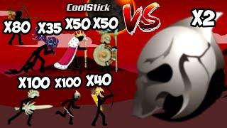 x2 Final Giant Bosses Vs All Stick Units | Stick War Legacy | CoolStick