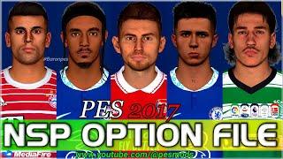 PES 2017 - NEW  NSP OPTION FILE 2023