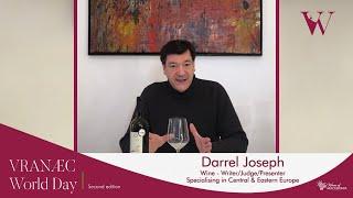 Darrel Joseph, wine specialist for Central & Eastern Europe presenting 5 versions of Vranec