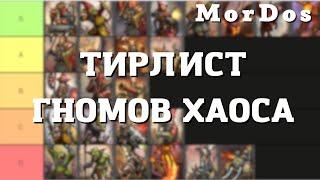 TOTAL WAR WARHAMMER 3 - Тирлист юнитов гномов хаоса