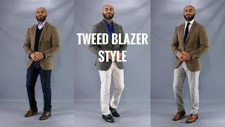 How To Style A Tweed Or Herringbone Blazer/How To Wear A Tweed Or Herringbone Sports Jacket