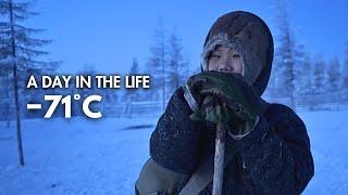 One Day of the Last Nomad Family in the Wilderness −71°C (−95°F) Yakutia