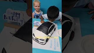 Happy birthday Sam ️we love you our Tesla boy #tesla lovers#birthday#favourite car#cake #god bless