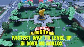 Boku no roblox fastest way to farm