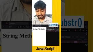 substr Method In Javascript