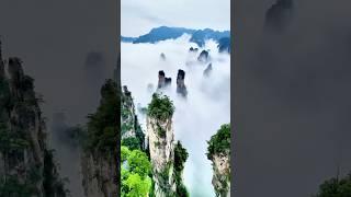 張家界奇峰 Avatar Pandora—Zhangjiajie, China #nature #peace #mountains #relaxing #avatar#travel