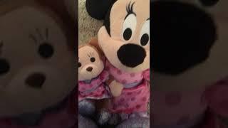 Disney Just Play Plush Talking Minnie Mouse Bows A Glow with Mini Matching Doll