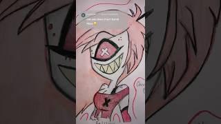 Drawing Cherri Bomb from Hazbin Hotel 🩷 #art #hazbinhotel