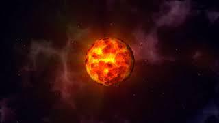 Realistic Fantasy Sun Star Animation Background FULL HD - Animation Source Library