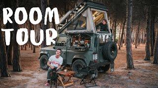 ROOMTOUR vom kleinsten DEFENDER OFFROAD CAMPER EVER!