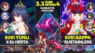 E0S1 Yunli x Herta & E0S1 Rappa Sustainless | Pure Fiction 4 | Honkai Star Rail 3.3
