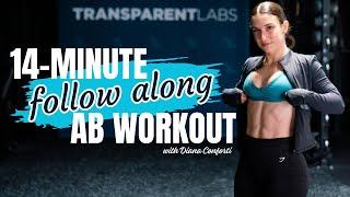 14-MINUTE FOLLOW ALONG AB WORKOUT | full sweat sesh